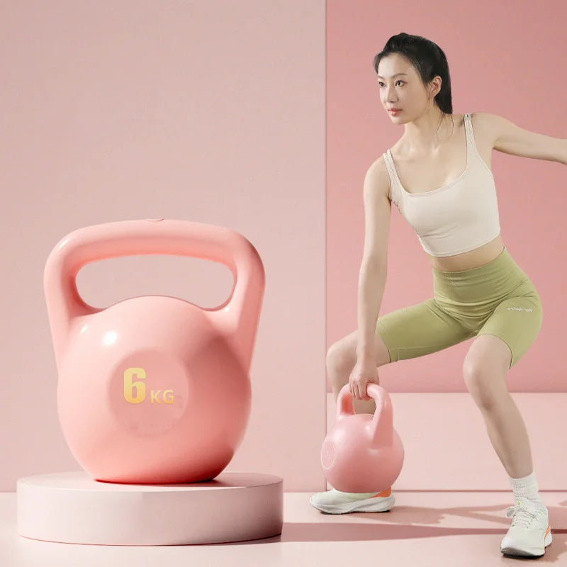 2-8KG Soft Water-filled Kettlebells Home Fitness Weight-bearing Kettlebell Sport Yoga Hip Deep Squat Strength Trainer Kettlebell