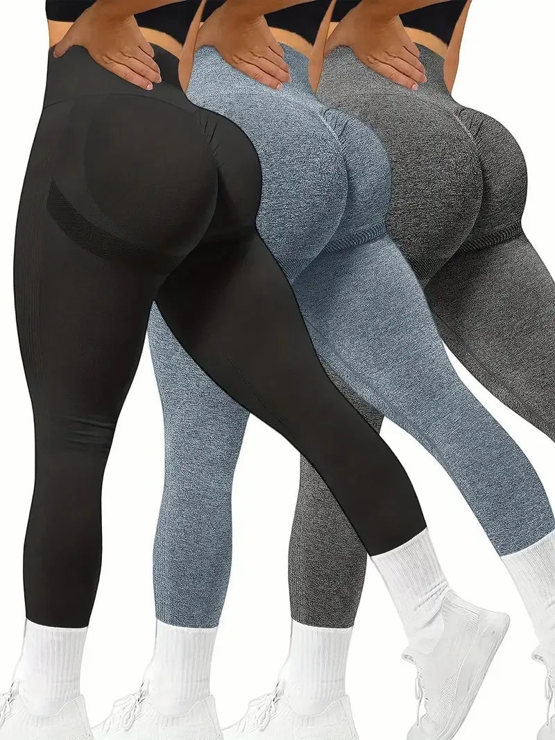 High Waist Yoga Pant Women's Activewear for Running Cycling and Gym Hip Lifting and Slimming Pants Leggings